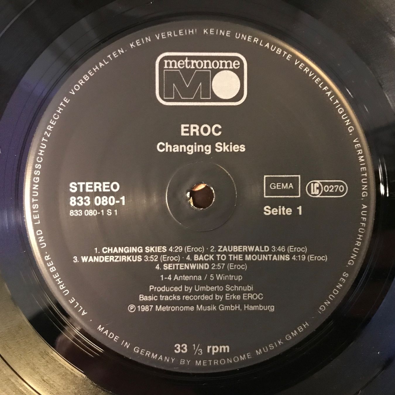 Vinyles: Eroc - Changing Skies – D'occasion à Aesch BL par BlueMusicRecords 4