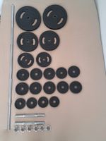 Volles Home Gym Set (Langhantel, Kurzhantel, Hantelscheiben)