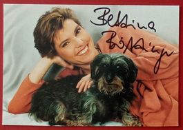 Bettina Böttinger Autogramm signiert Fotopostkarte 10x15cm
