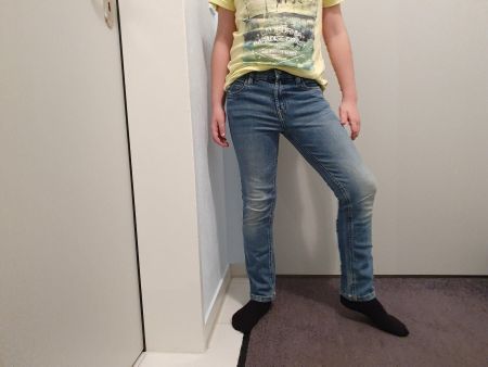 Jeanshose für Jungen, Grösse 128
