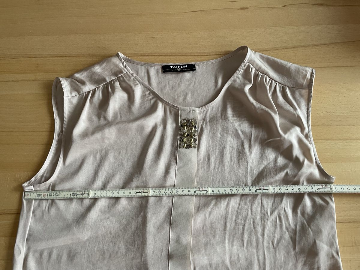 Taifun Camicette: Damen Bluse Taifun beige – Usato da Birmenstorf AG venduto da JUNA72 1
