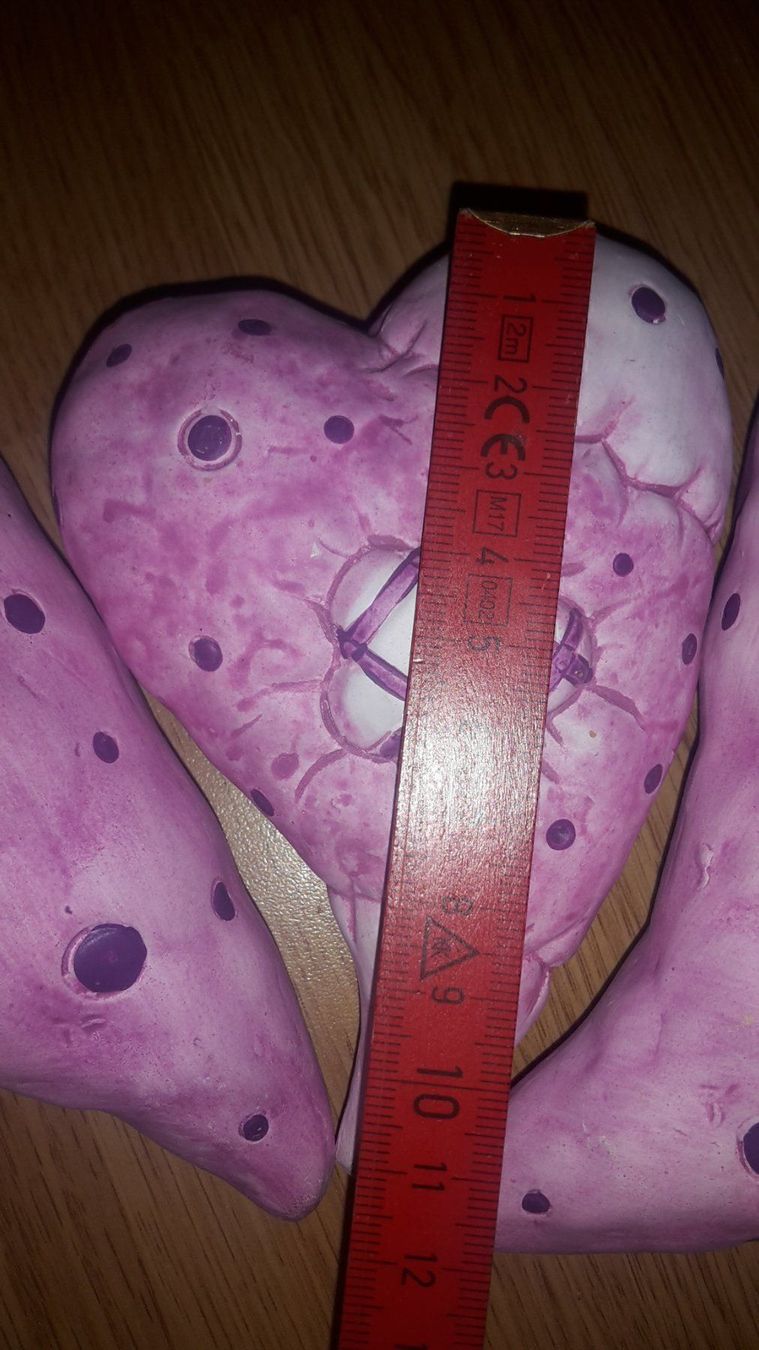 Tutte le decorazioni: 3 Keramikherzen rosa – Nuovo (secondo la descrizione) da Schwarzenburg venduto da flamingo1970 2