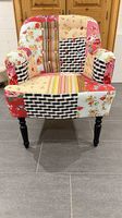Sessel Stuhl Beliani Patchwork 