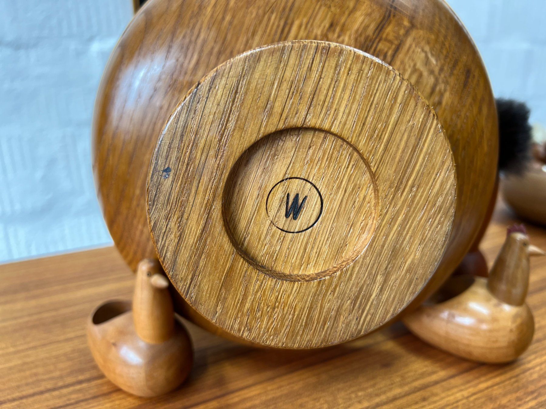 Ciotole: MCM Teak - Holzschale / Etagere - Denmark – Usato da Walzenhausen venduto da stilvollwohnen 6