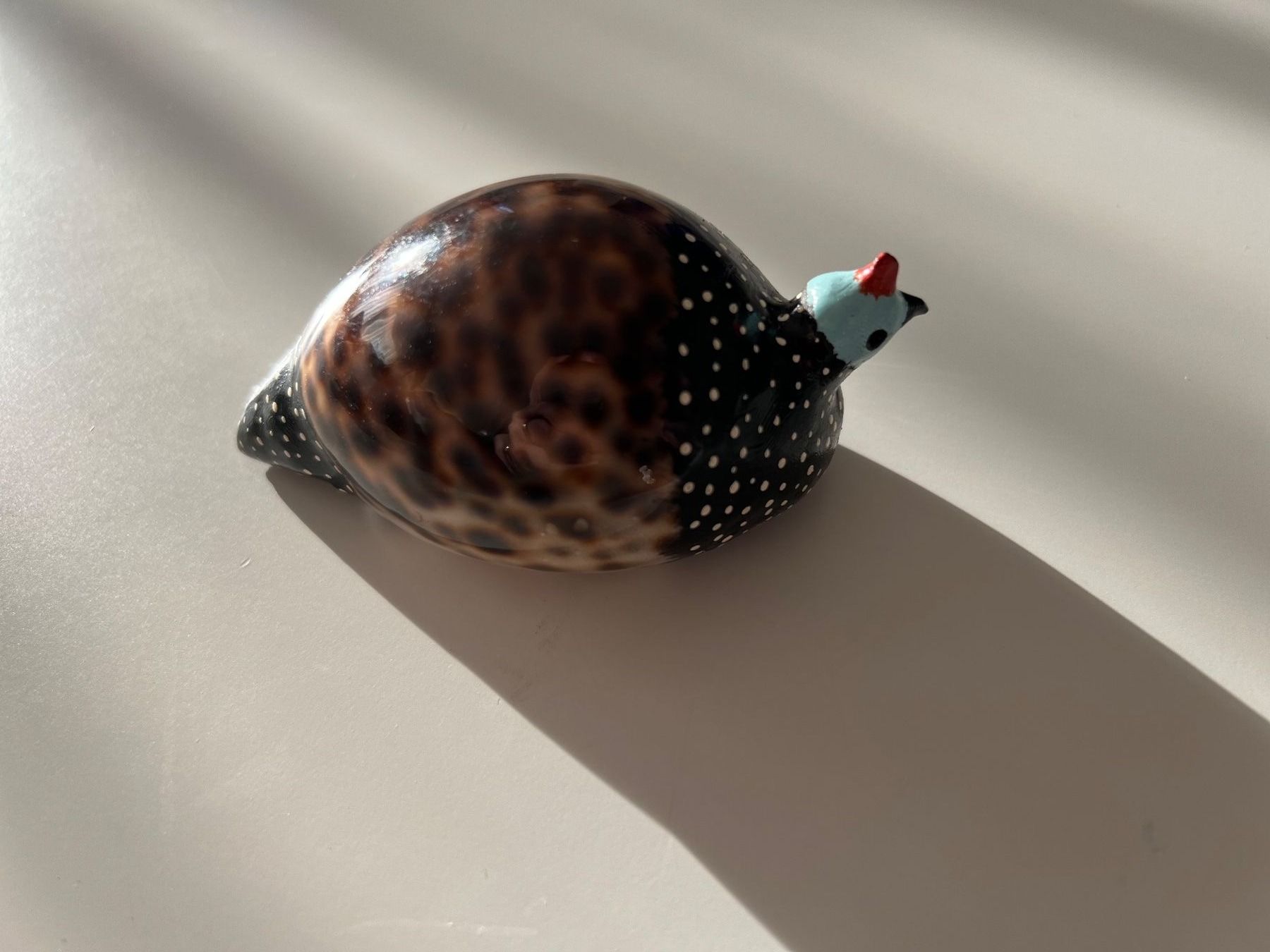 Figuren: Auerhuhn aus Afrika / Muschel – Neu (gemäss Beschreibung) aus Thun von Siladi 1