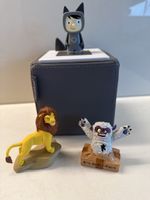 Toniebox grau mit drei Tonie Figuren gebrauchter Zustand