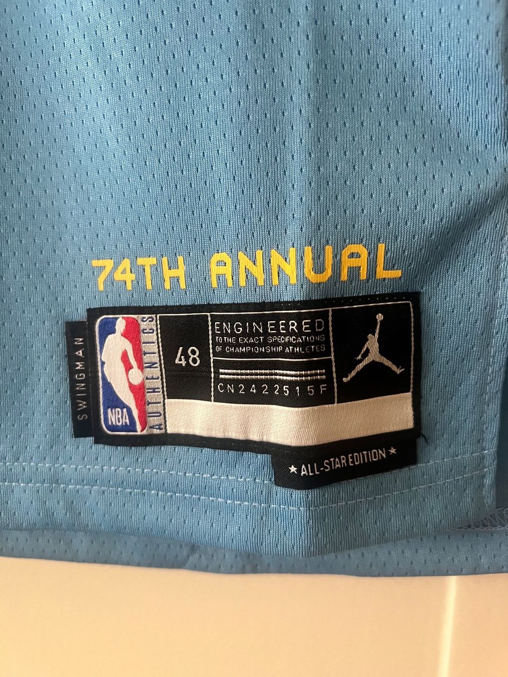 Nike Canottiere & Pantaloni: NBA All Star / 35 DURANT / 2025 / hellblau / Heißprägung – Nuovo e nell'imballaggio originale da Bern venduto da No1e 3