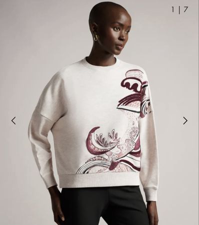 Ted Baker Flora Sweatshirt Size 2 / UK 10 / M
