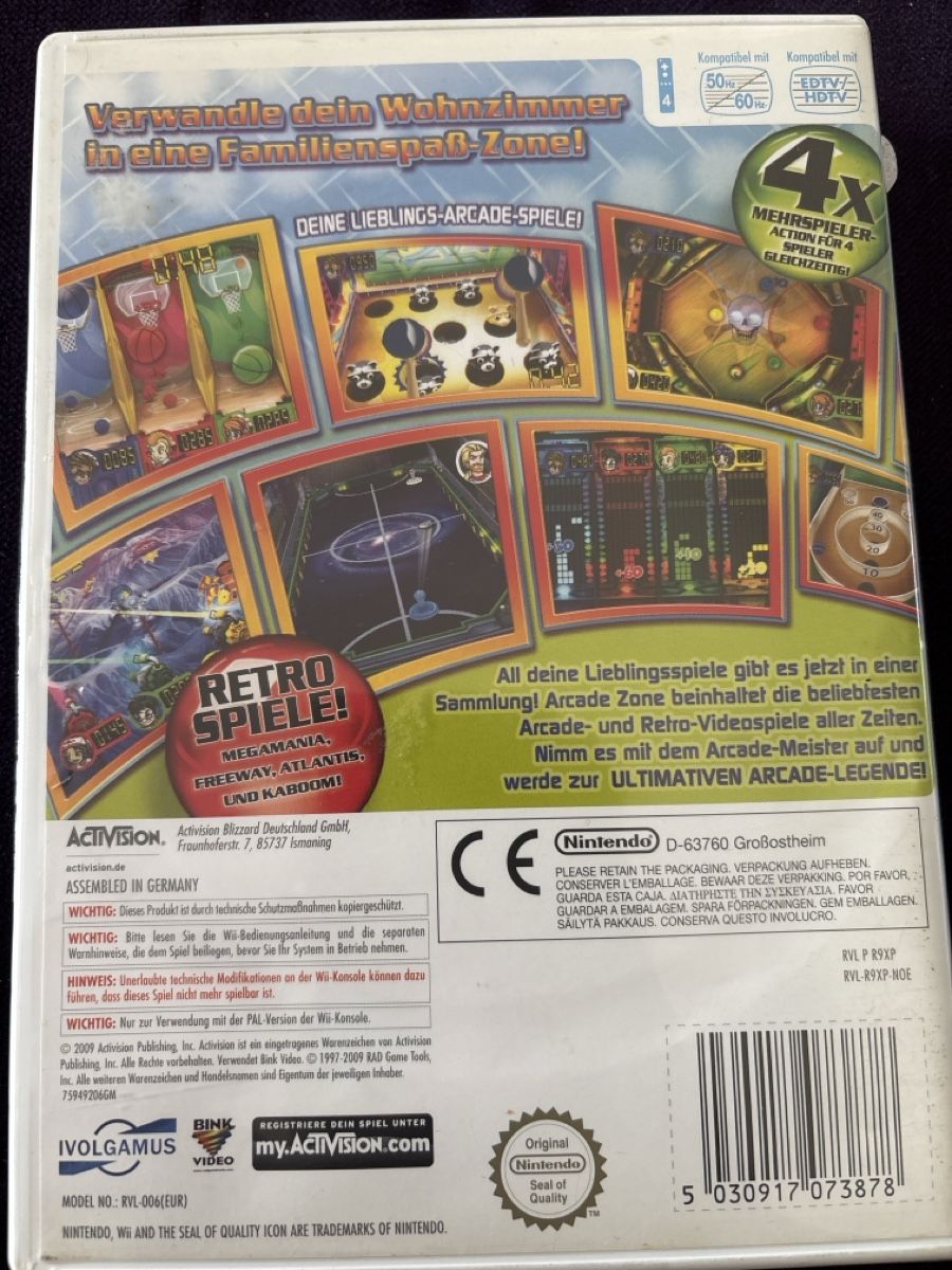 Giochi: Wii Spiel Arcade Zone guter Zustand – Usato da Zürich venduto da hiddentreasures_zh 1