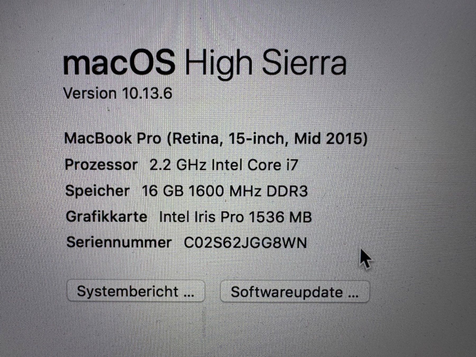 Apple Notebooks: Apple MacBook Pro 15" | Intel Core i7 | 16 GB RAM | TOP! – Gebraucht aus Oberdorf NW von AndotechnicsGmbH 4