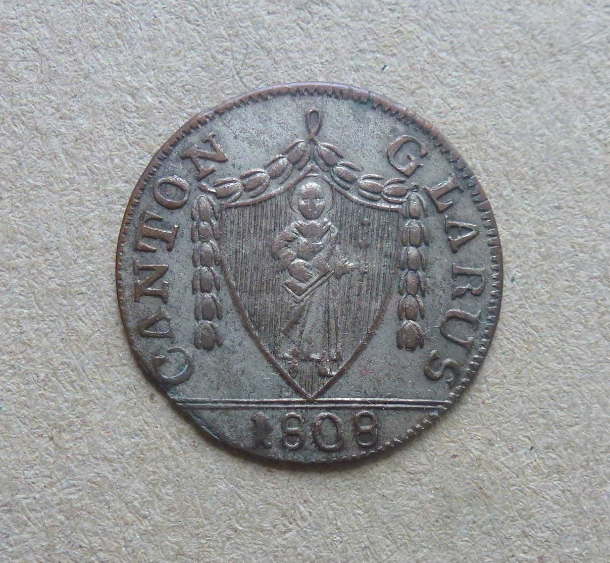 Tutti le monete: Glarus ++ 3 Schilling 1808, gute Erhaltung – Usato da Walkringen venduto da Casablanca777