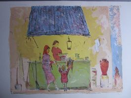 Renato Natali  1883 - 1979 FARBLITHOGRAPHIE HANDSIGNIERT
