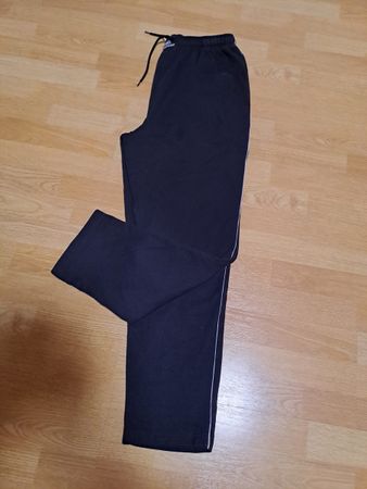 Nordcap Trainingshose, dunkelblau mit Streifen, Grösse L