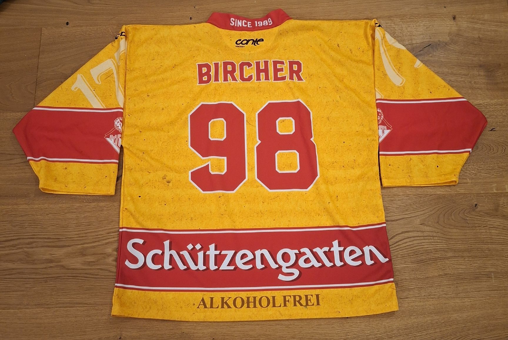 HC Thurgau Canottiere & Pantaloni: HC Thurgau Einspieltrikot #98 Bircher – Usato da Weinfelden venduto da Greeny187 1