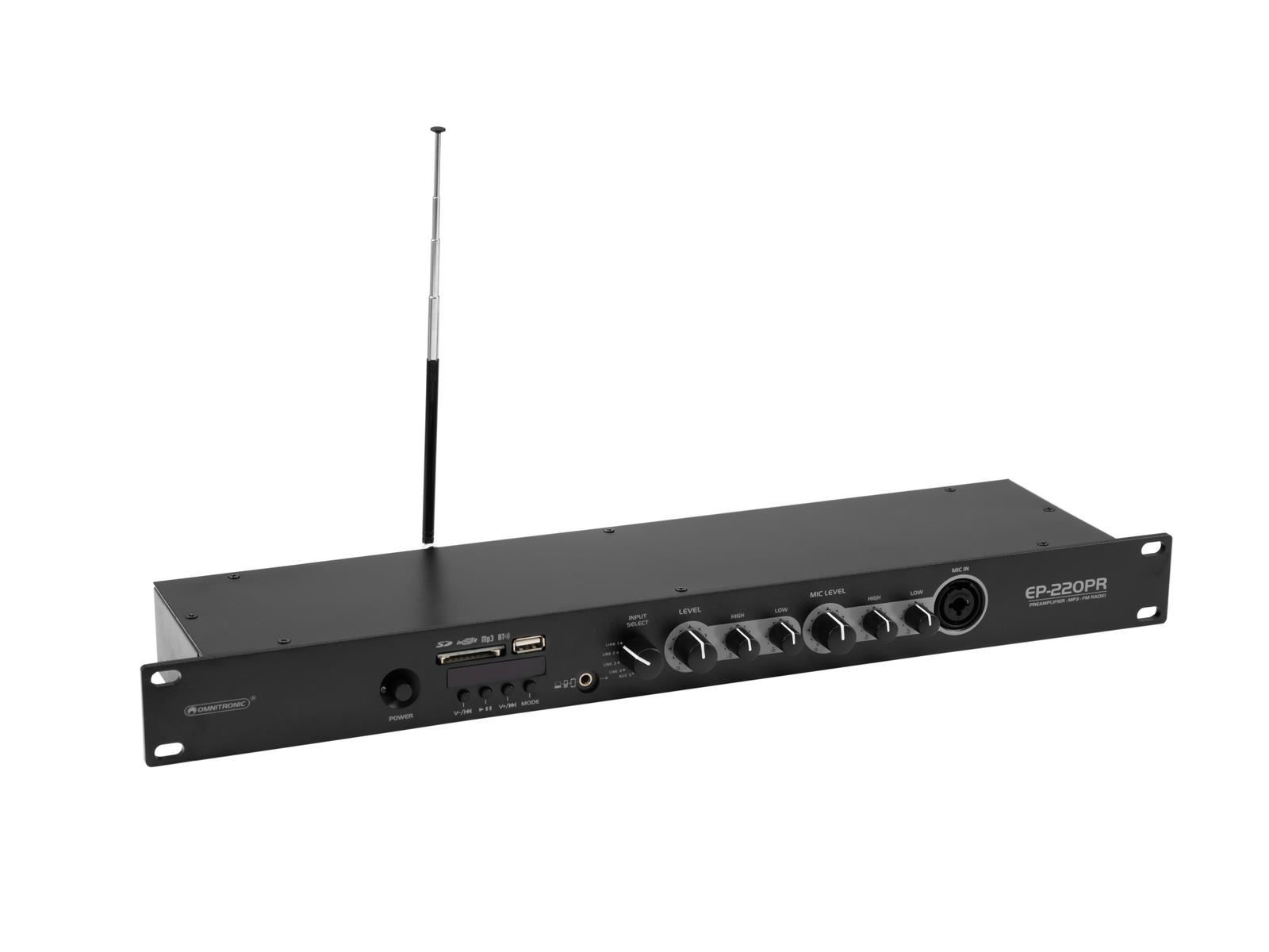 Amplificatori: OMNITRONIC EP-220PR Vorverstärker – Nuovo e nell'imballaggio originale da Däniken SO venduto da Profog1 1