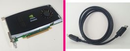 NVIDIA Quadro FX 1800 2x DisplayPort, 1x DVI-I, DP-Kabel