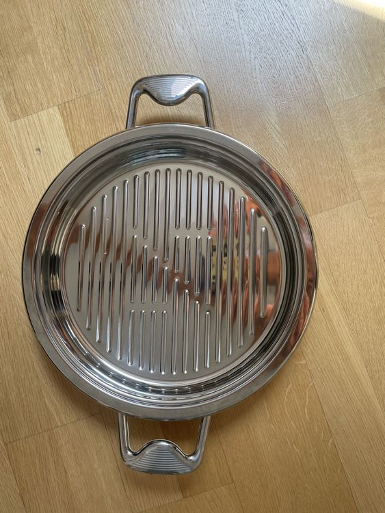 Zepter Masterpiece-Grill Pfanne aus Edelstahl: Neu ! (Neu und originalverpackt) in Bassersdorf für CHF 40 – nur Abholung auf Ricardo kaufen