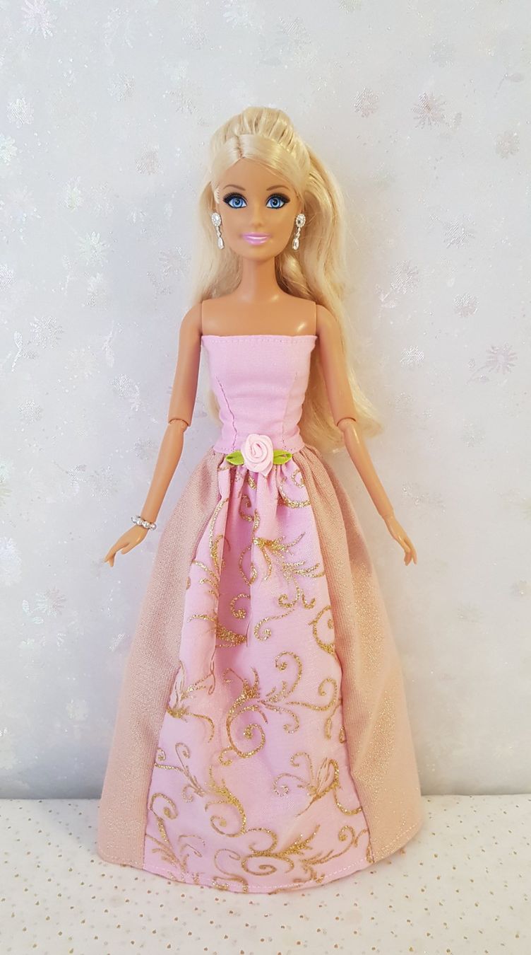 Puppen: Barbie Kleid selbstgemacht – Neu und originalverpackt aus Lachen SZ von Sakura4hime