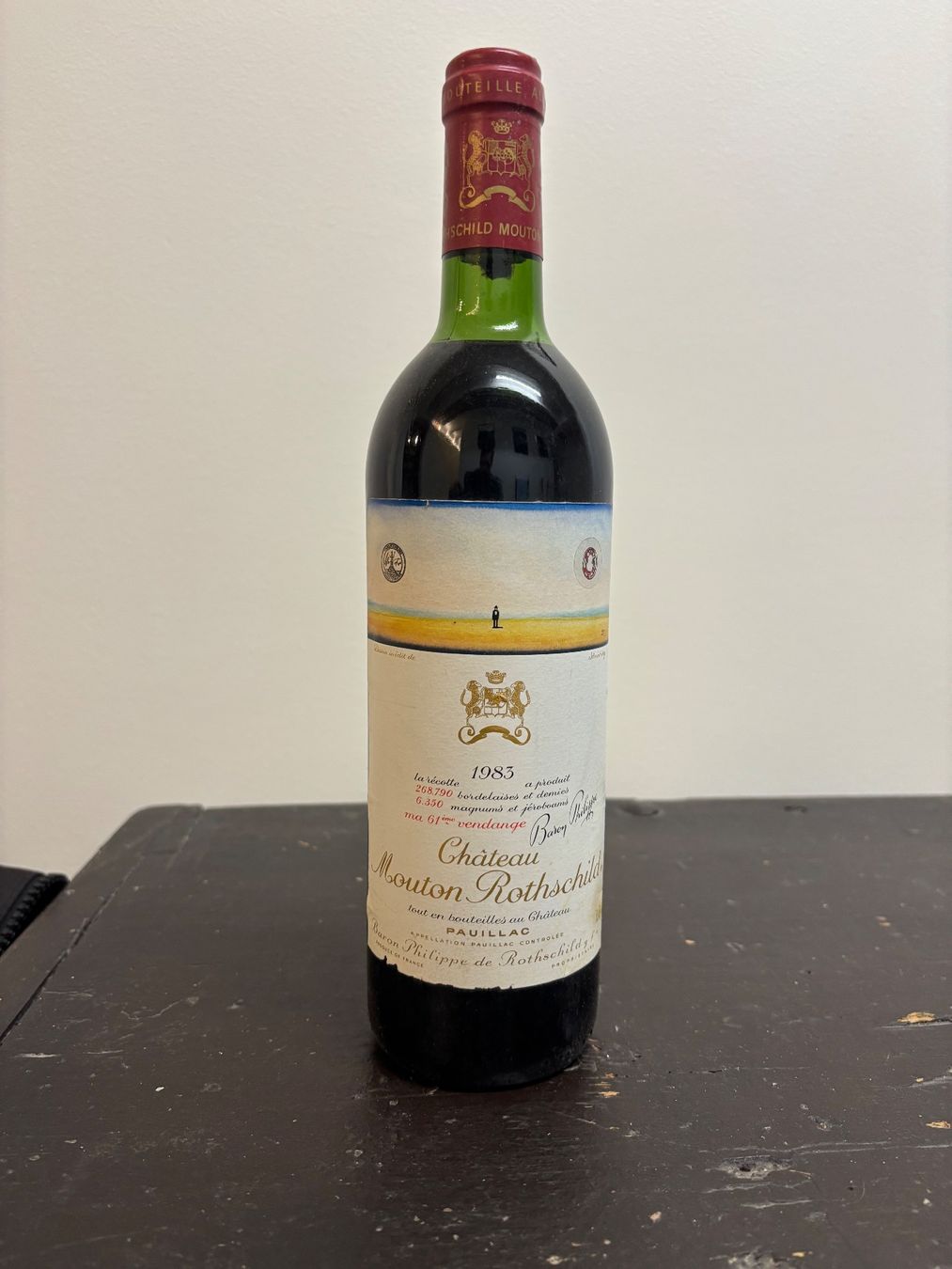 Mouton Rothschild Vino: Château Mouton Rothschild 1983 – Nuovo (secondo la descrizione) da Montreux venduto da Nelson1040