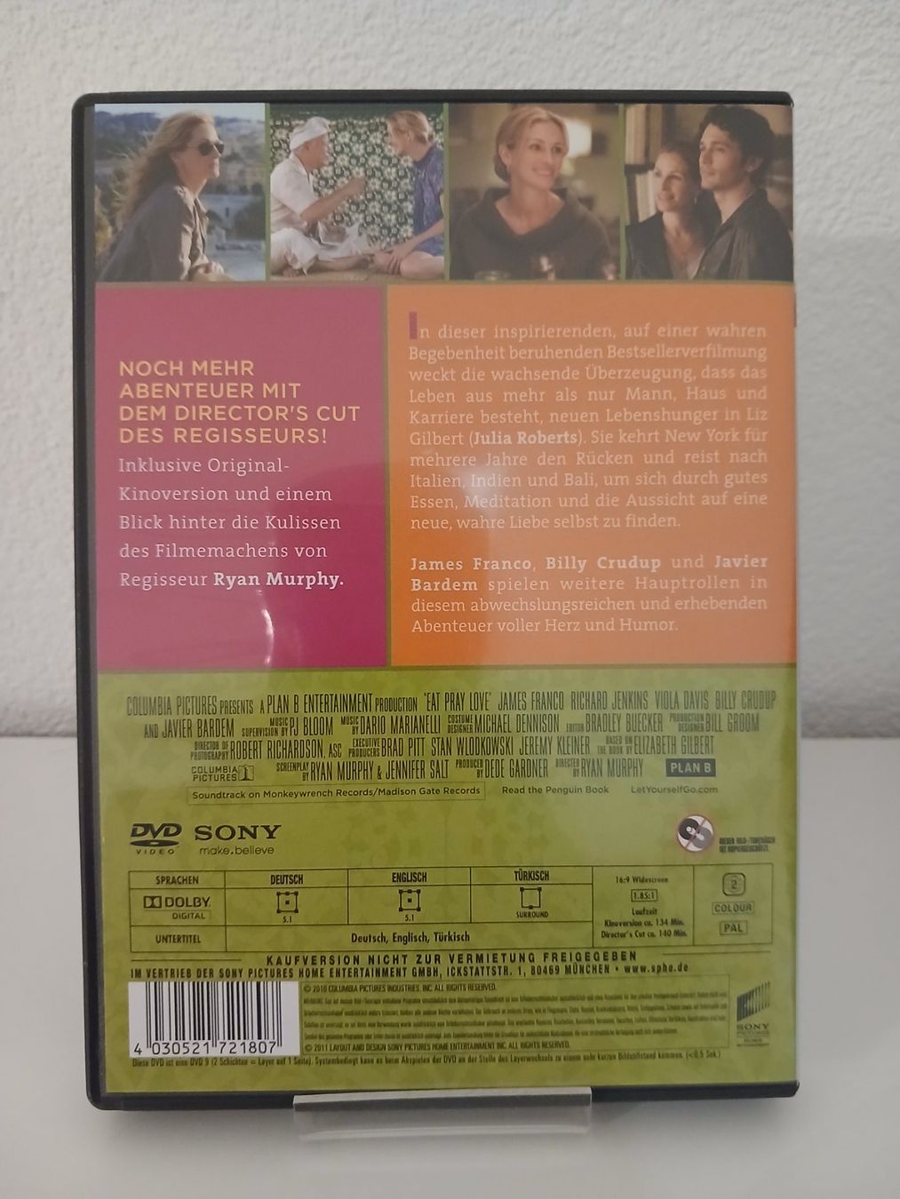 Tutti i DVDs: Eat Pray Love – Usato da St. Margrethen SG venduto da SamusAran 1