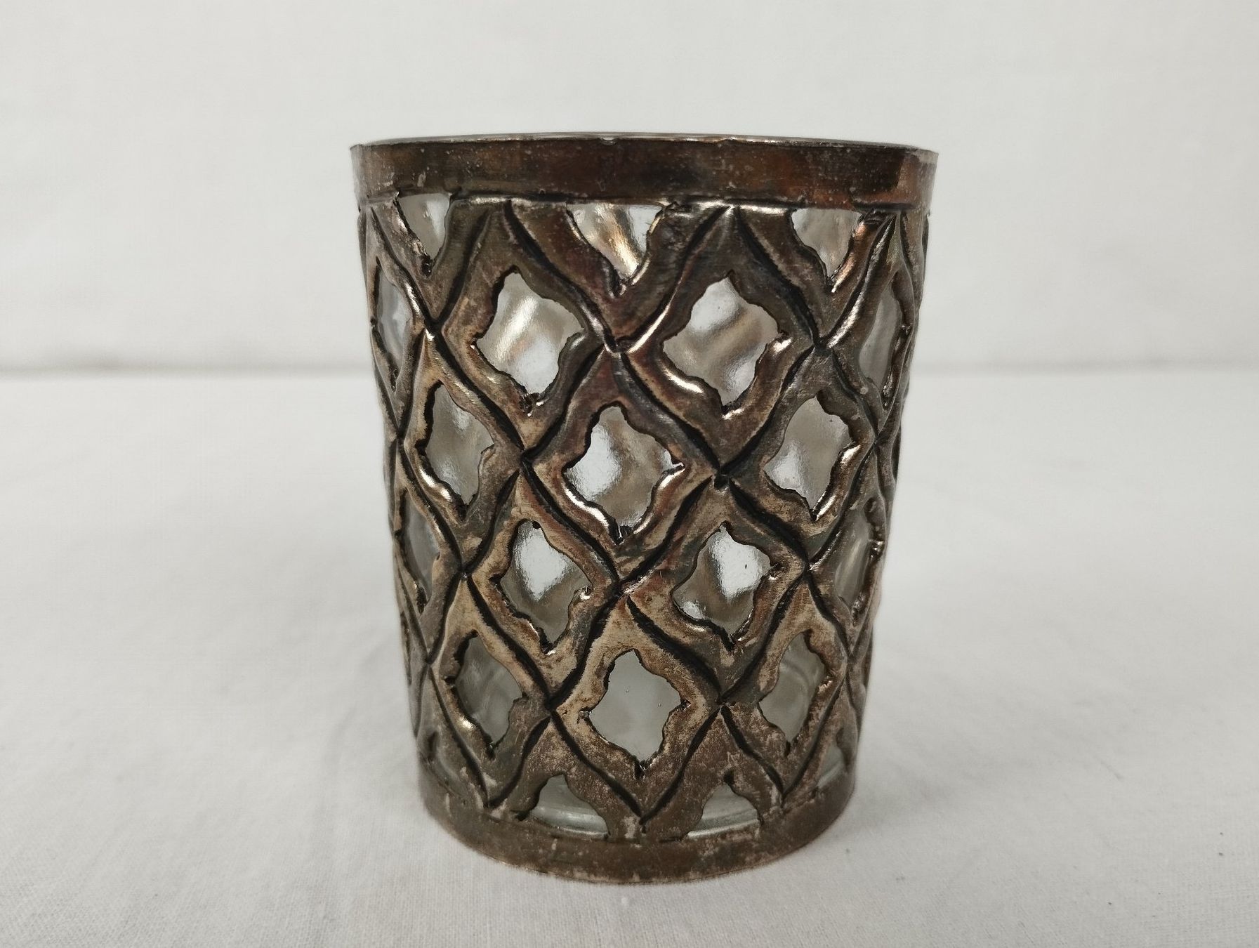 Bougeoirs: Windlichthalter Glas/Metall 4 Stk. – D'occasion à Schübelbach par Restwert_Schubelbach 2