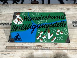 Emailschild / Schild ( Blechschild Werbung Wandern Natur)