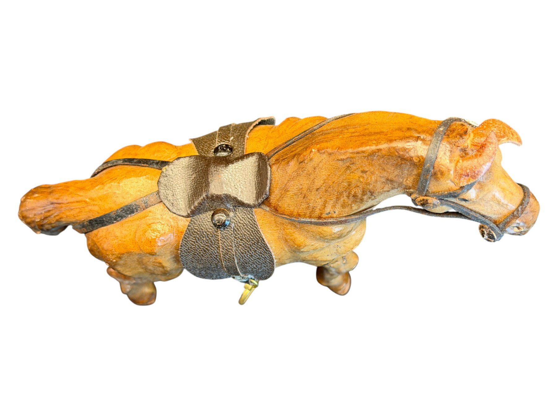 Figuren: Figurine de cheval vintage en cuir – Gebraucht aus Morges von vintiques 2