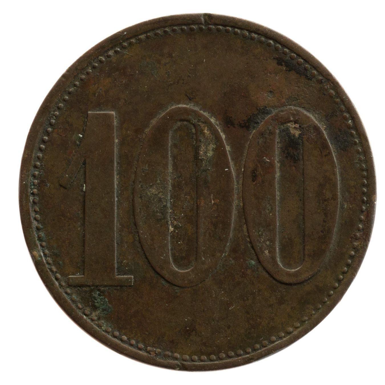 Medaglie: Werth Marke 100 - B - Jeton – Usato da Rotkreuz venduto da Swiss-Coins 1