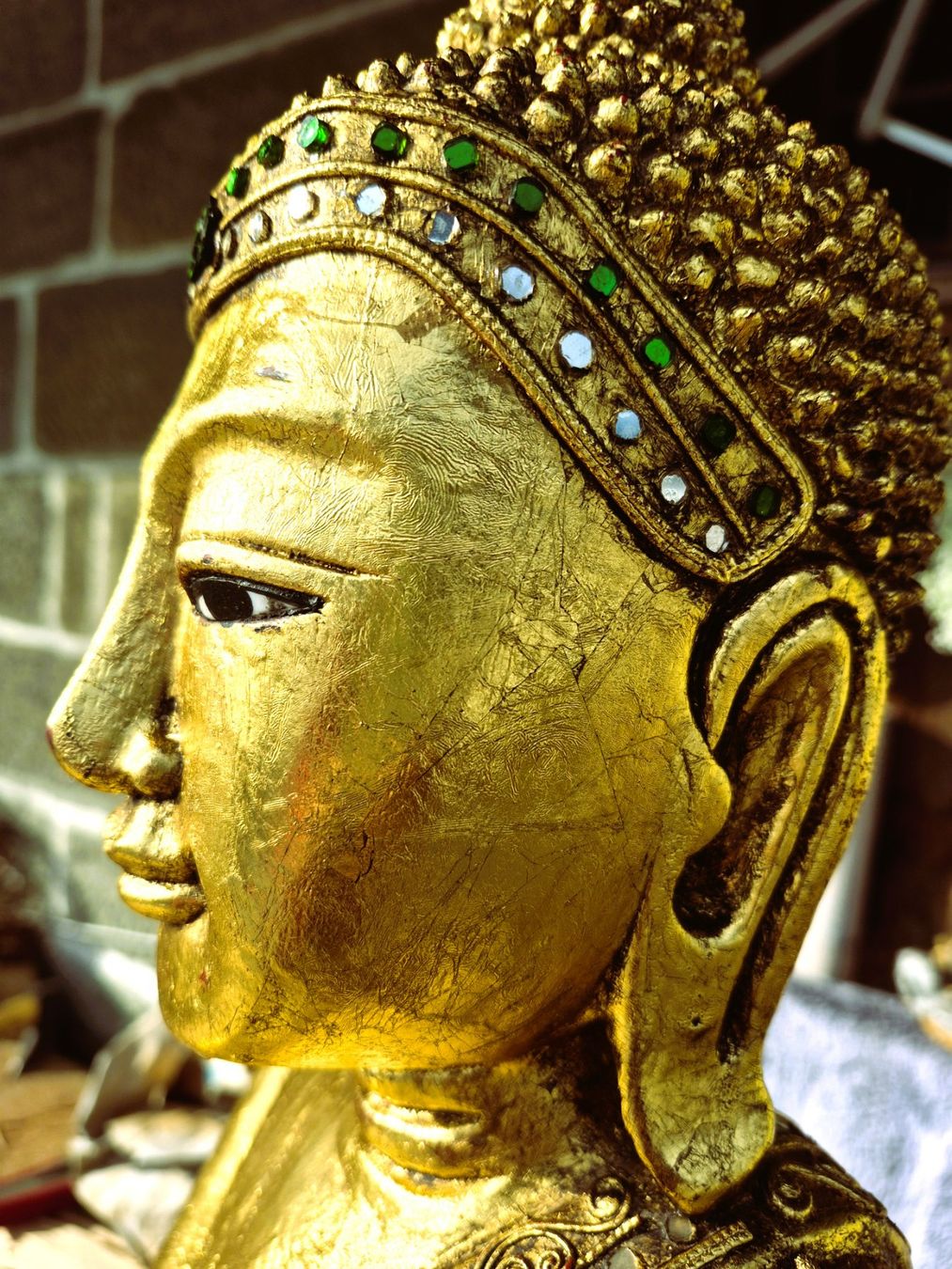 Sculture & Statue: Blattvergoldete Buddha-Statue Unikat – Usato da Schafhausen im Emmental venduto da Herzrose 5