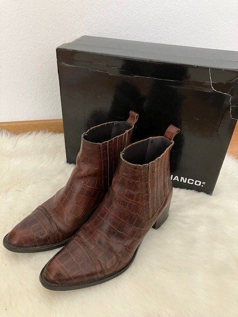Scarpe da donna: Bottines Cuir marron, taille 36 Bianco – Usato da Marin-Epagnier venduto da rchouchouu 1
