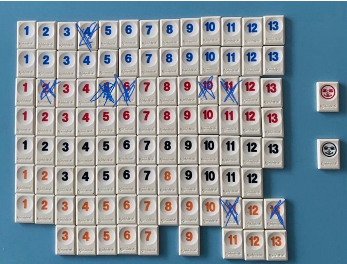 Carlit Giochi: Rummikube Travel Ersatzsteine – Usato da Zürich venduto da echt01