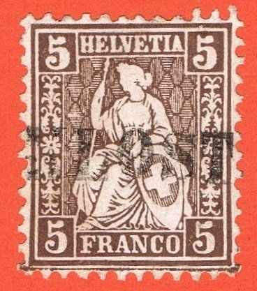 Tutti i francobolli: Stabstempel "Klosters" – Usato da Biberstein venduto da Jura39
