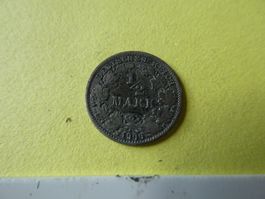 Dt. Reich 1906 A 1/2 Silbermark