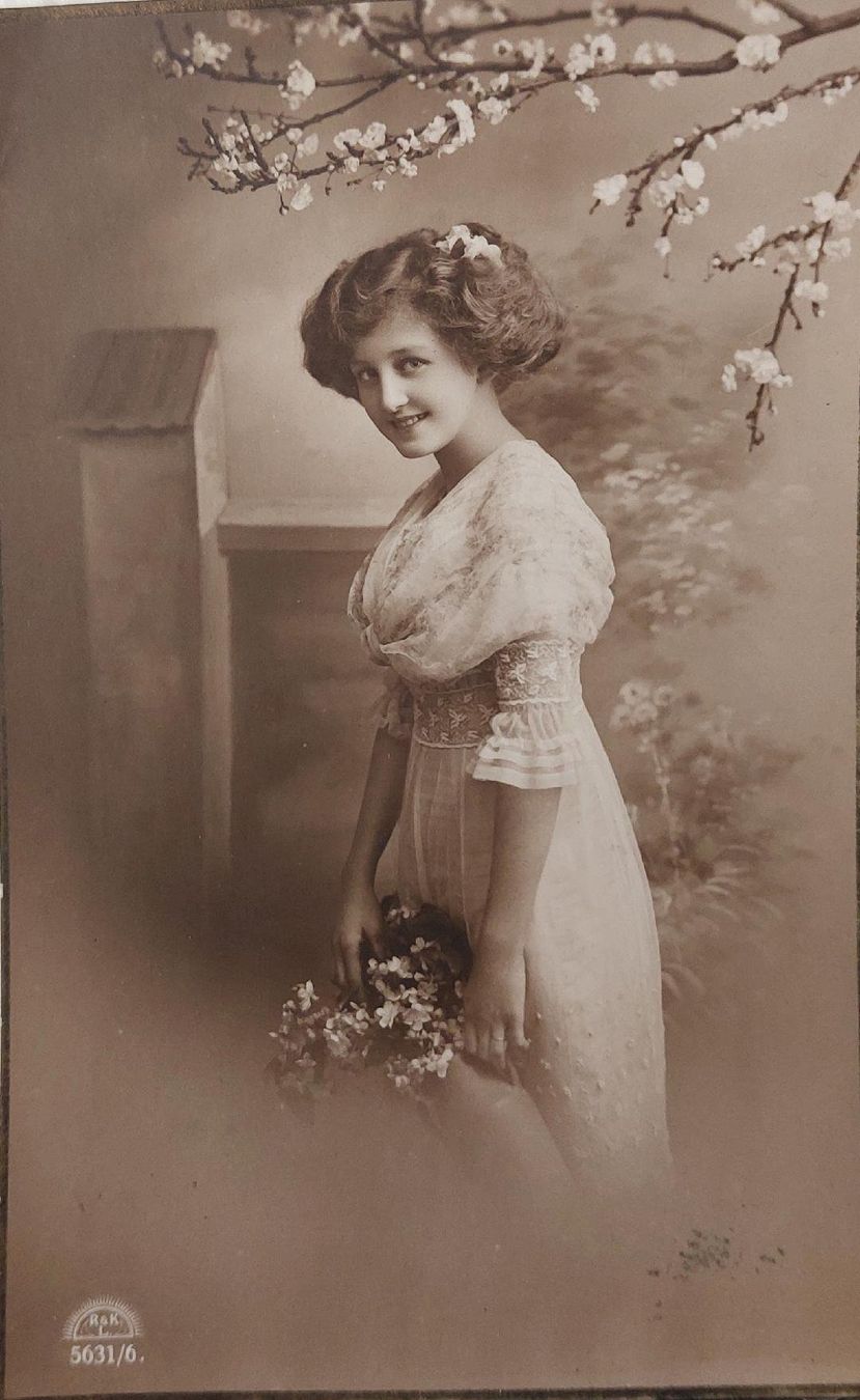 Cartoline postali: FEMME - Portrait - 1914 – Usato da Delémont venduto da Domdom1
