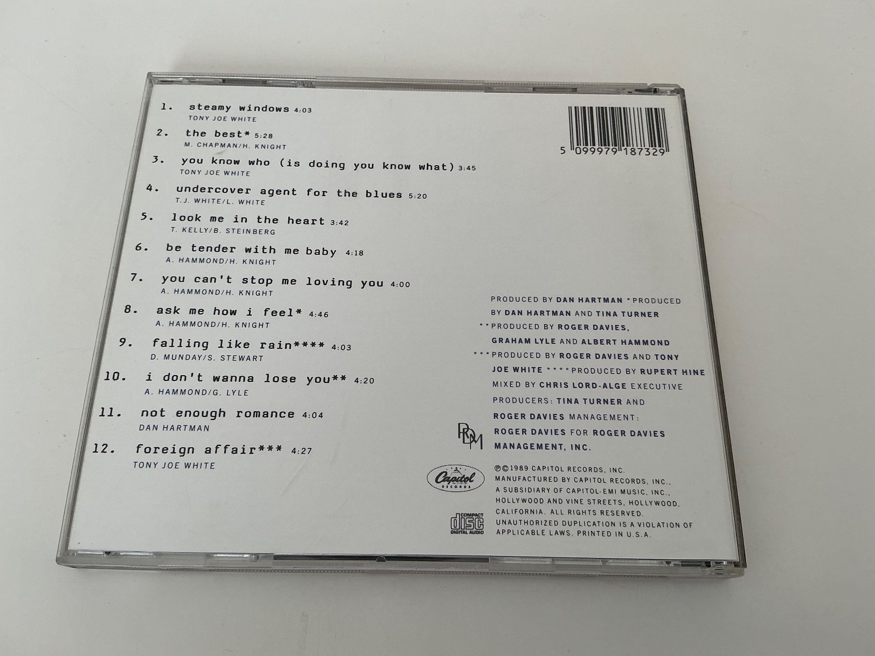 CD: Tina Turner / foreign affair / 1989 – Usato da Dübendorf venduto da Troll_88 1
