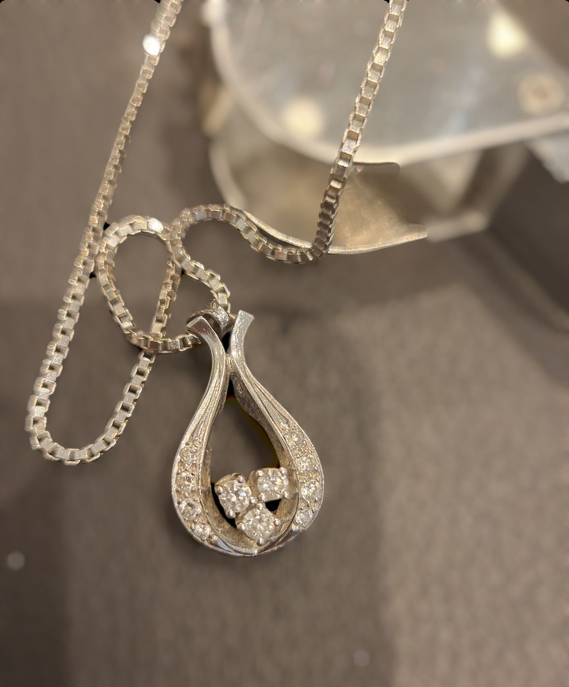 Catenine: Traumhaftes Collier mit 11 Brillanten – Nuovo (secondo la descrizione) da Unterägeri venduto da Altgoldschmuck 2