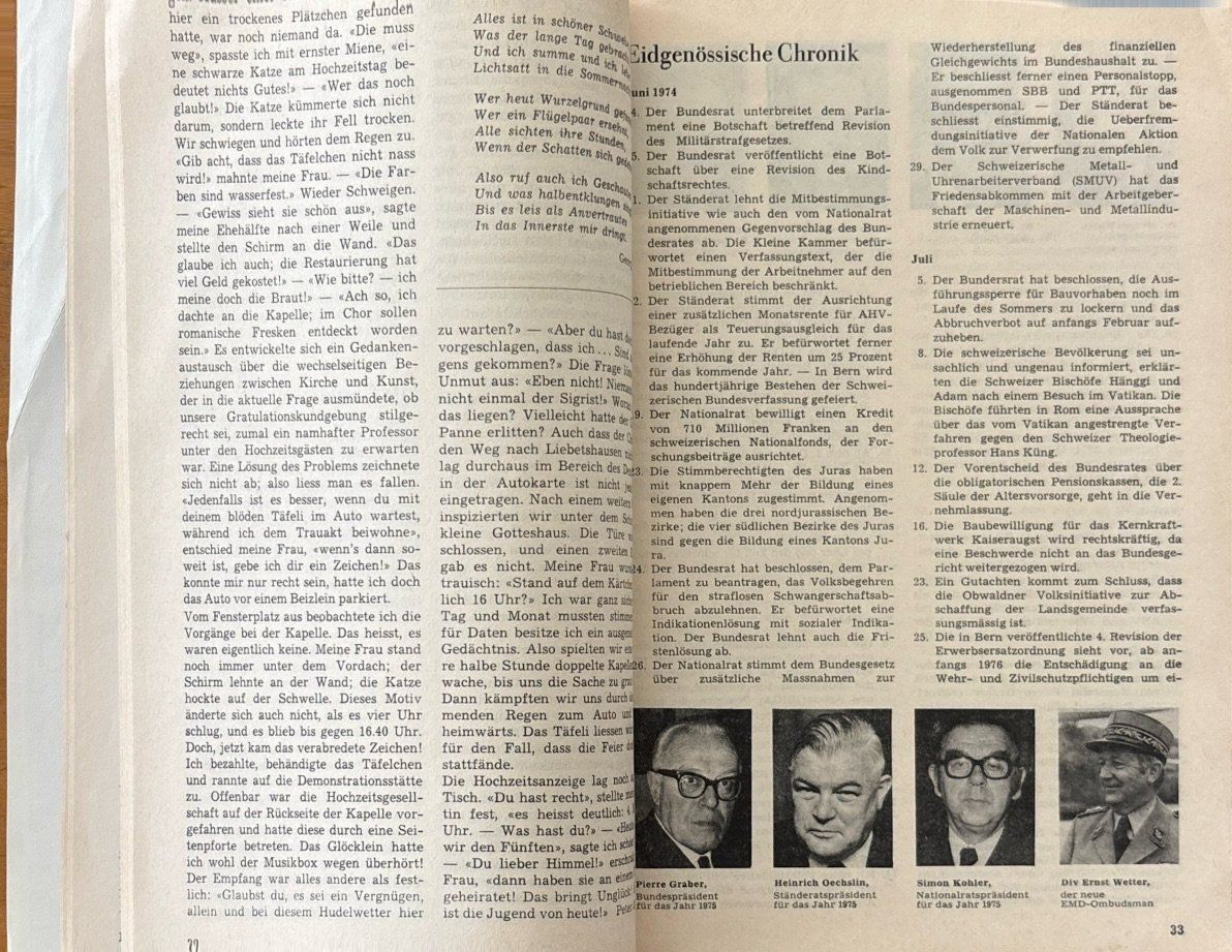 Libri: Feierabend Kalender 1976 – Usato da Sarnen venduto da Livres 3