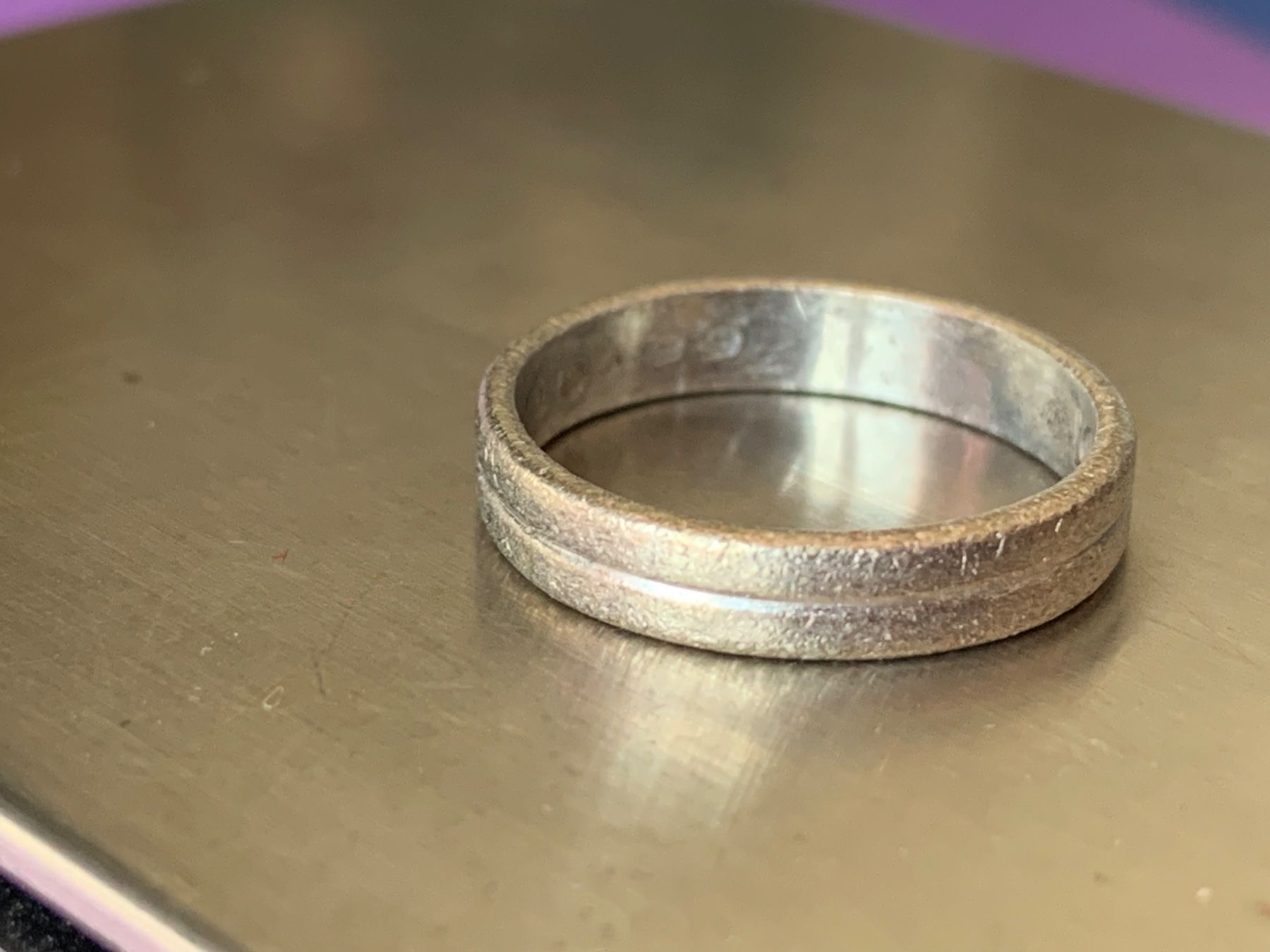 Anelli: Ex ehering line matt design (50) – Usato da Dittingen venduto da Bellevista 2