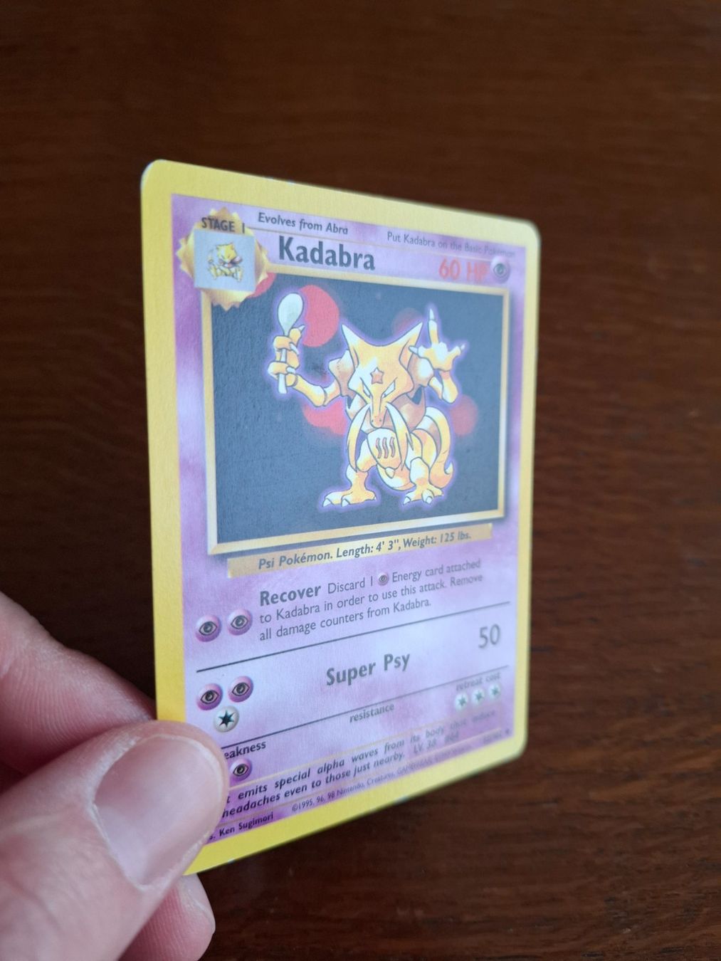 Pokémon Carte collezionabili: Pokemon Kadabra Base Set 32/102 – Usato da Giornico venduto da ale_lc8k 2