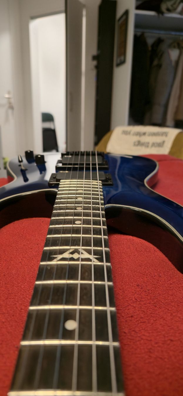 Strumenti musicali: Dean Guitars 450 Blue Flame Top EMG – Usato da Adliswil venduto da ROBIN1_SCHERER 2