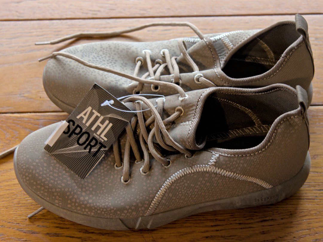 Scarpe da uomo: Basket en tissu gris bège – Nuovo (secondo la descrizione) da Boncourt venduto da aplombsa