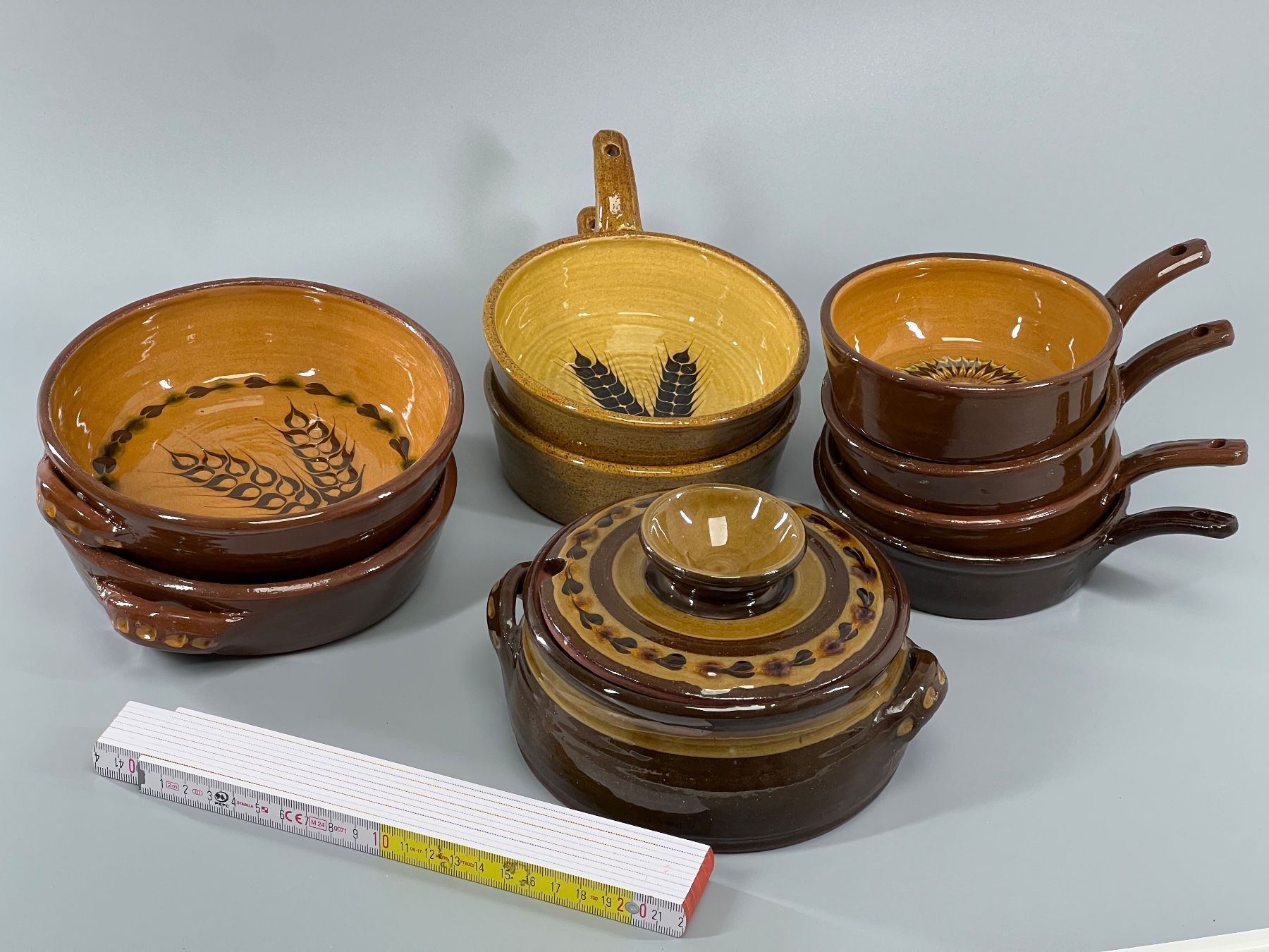 Set di piatti: Vintage John Brownhill Suffolk-Keramik & Soufflenheim-Samml – Usato da Sennhof venduto da Johnbest 3