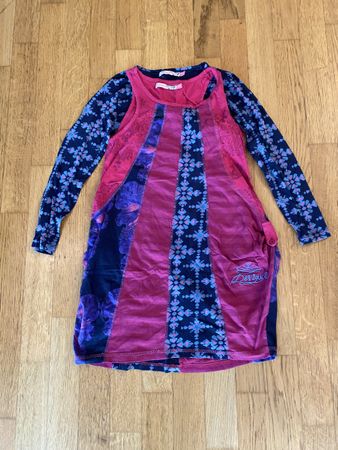 Desigual Kleid Mädchen, Grösse 11/12, Langarmshirt