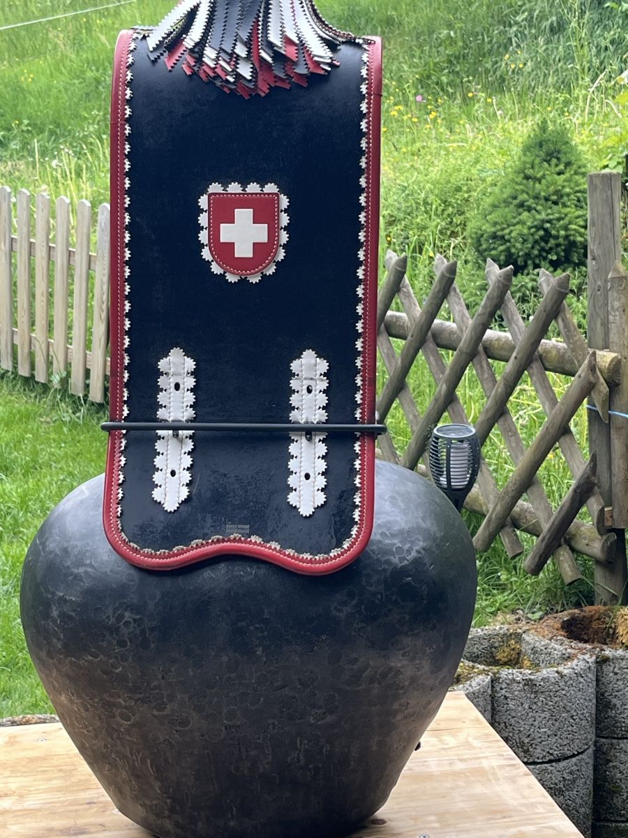 Campanacci mucche: Treichel mit zwei Riemen – Nuovo (secondo la descrizione) da Wasen im Emmental venduto da weh_qg2d 1