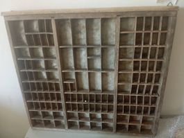 Setzkasten Holzkasten antik gebraucht