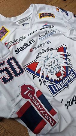 Linköping Gameworn Eishockey Trikot Gustavsson