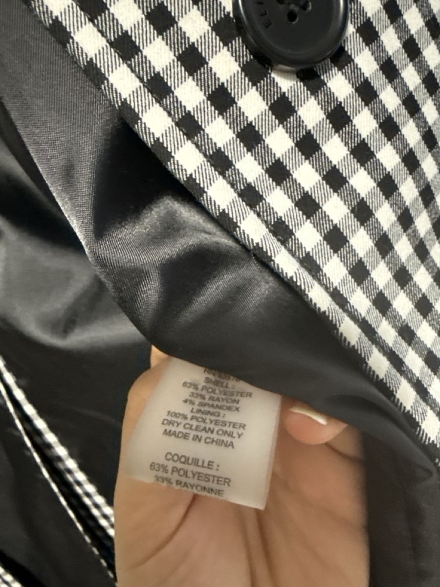 Cappotti: Gingham Chic, Elie Tahari Stylish Coat for Spring Wardrobe – Usato da Effretikon venduto da lio_gjr8 4