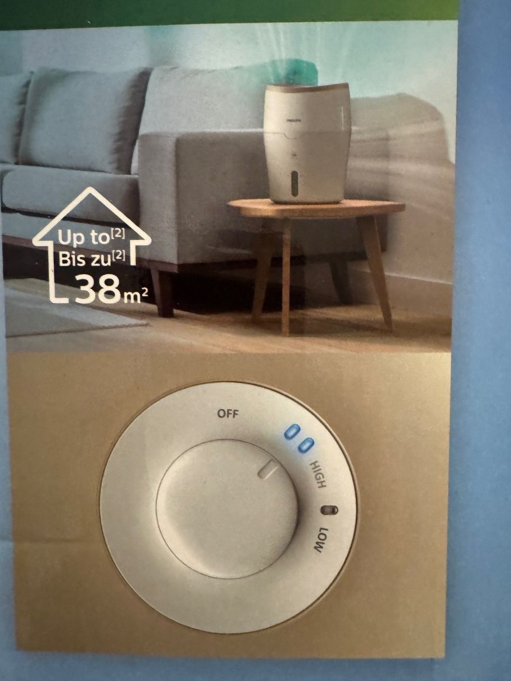 Philips Umidificatori d'aria: Luftbefeuchter - Philips HU4811/10 - neu u. originalverpackt – Nuovo e nell'imballaggio originale da Oberwallis venduto da Shopwallis 4
