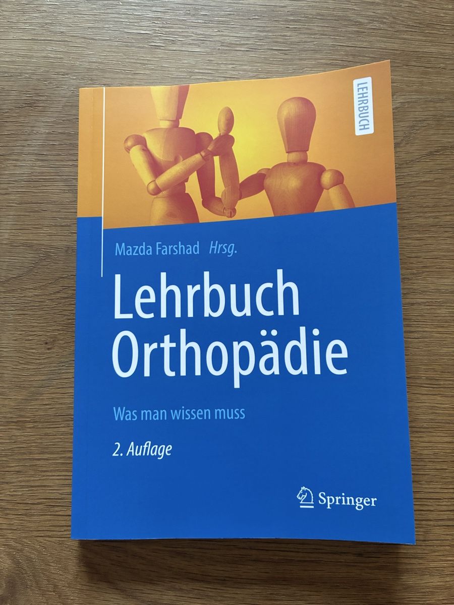 Bücher: Springer: Lehrbuch Orthopäde 2. Auflage – Neu und originalverpackt aus Wolfwil von NewGirl