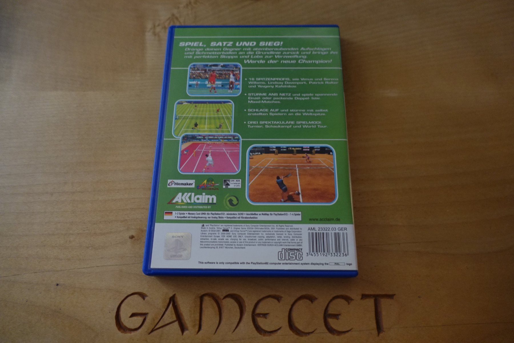 Sega Spiele: Virtua Tennis 2 – Gebraucht aus Steinach von Gamecet 2